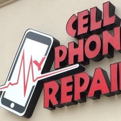 cell phone store signs