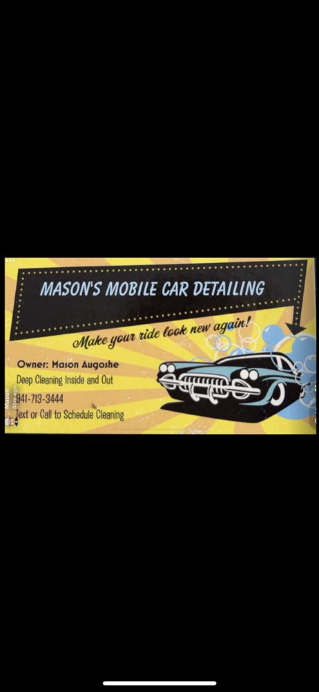 Mason's Mobile Car Detailing