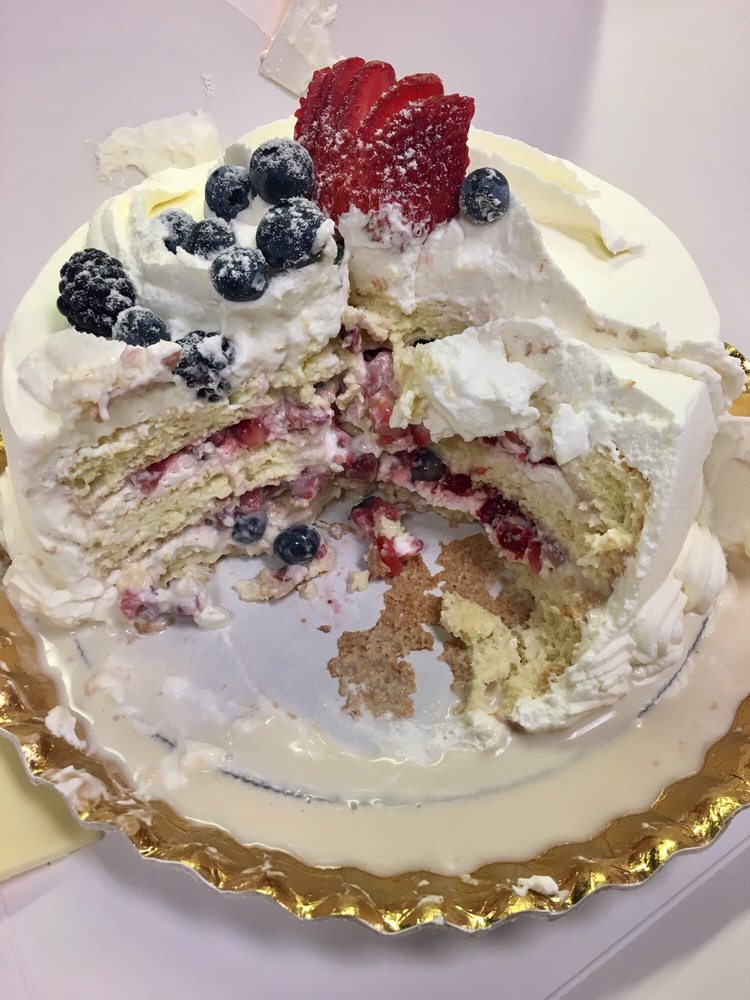 Tres leches cake (with FRESH fruit) Yelp