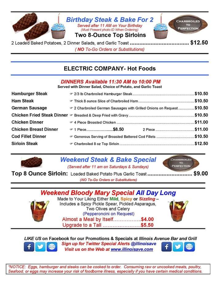 Illinois Ave Bar & Grill 14 Reviews Bars 1403 E Illinois Ave