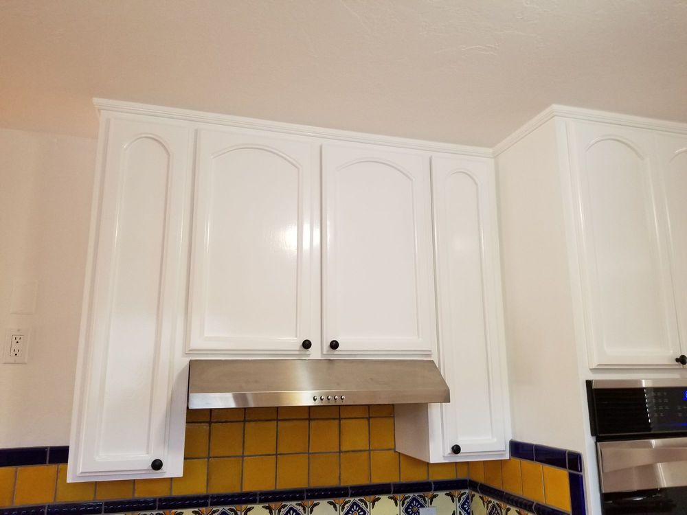 Painted Kitchen Cabinets With Alkyd Semi Gloss Enamel Yelp Photo Of Chula Vista Painting Company Ca United States Painted