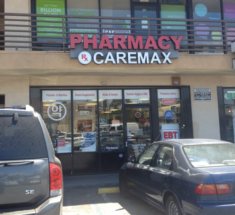 Caremax Pharmacy Drugstores 4216 Beverly Blvd, Koreatown, Los
