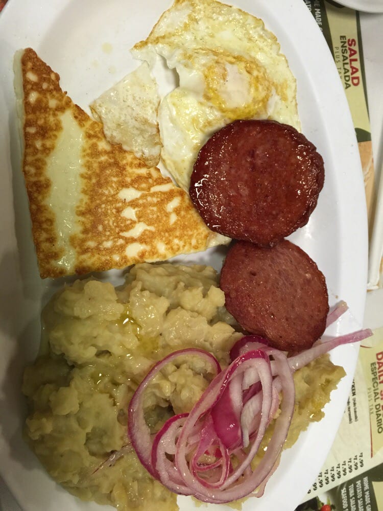 Mangu, salami, queso frito! Yummmmy Yelp