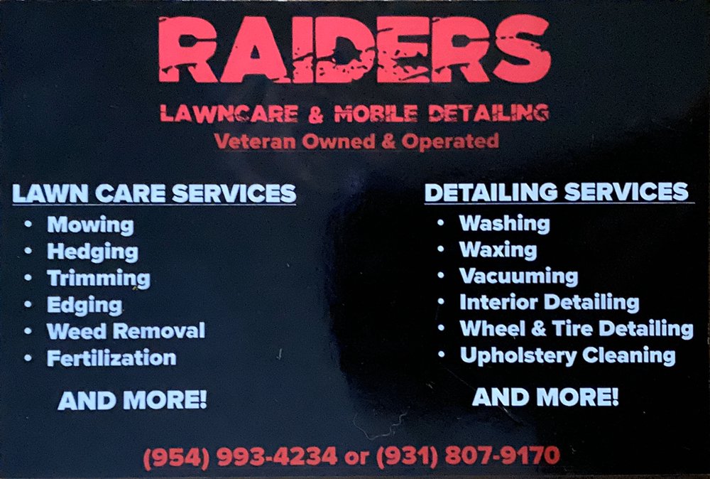 Raiders Lawn Care & Mobile Detailing