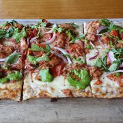 Westside Tavern - Los Angeles, CA, United States. Bbq chicken flatbread