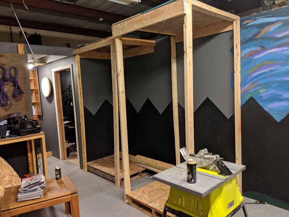 Framing The New Vocal Booths Yelp Photo Of Grim Beard Ions Longmont Co United States Framing The New
