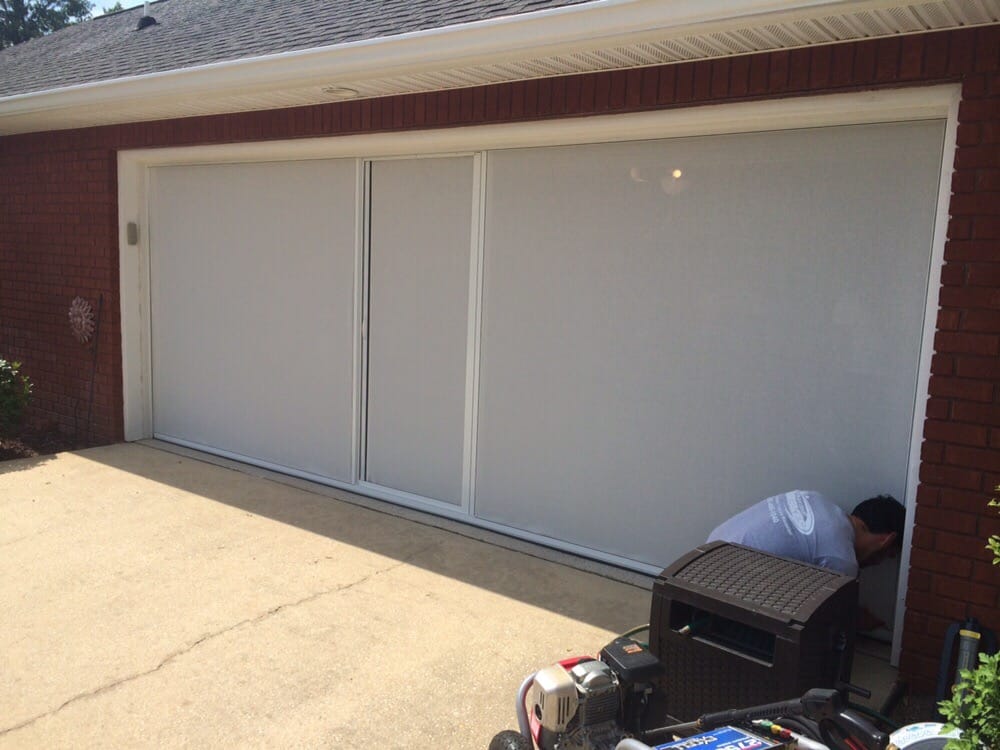 Garage Door Screen Turn Your Into A Nice Bug Free Room Photo Of Rts All American Garage Doors Pensacola Fl United States
