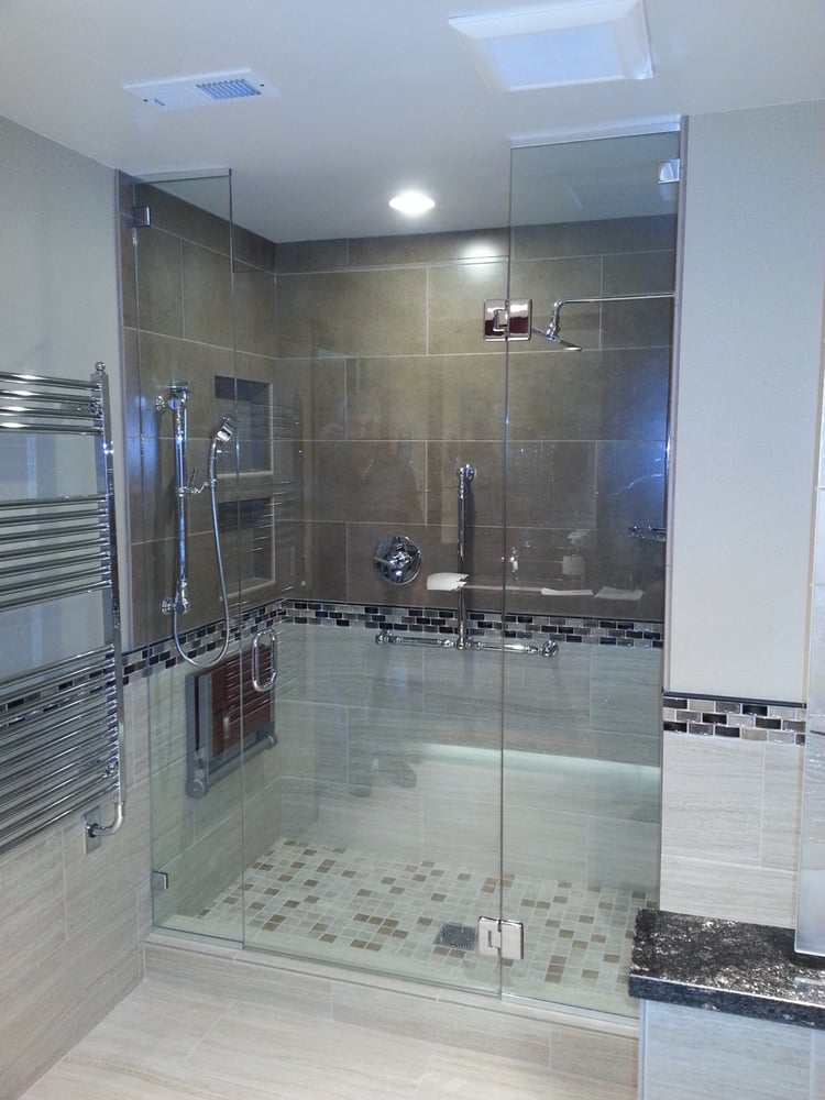 Our Expert Craftsmen Installed This Frameless Shower And Designer