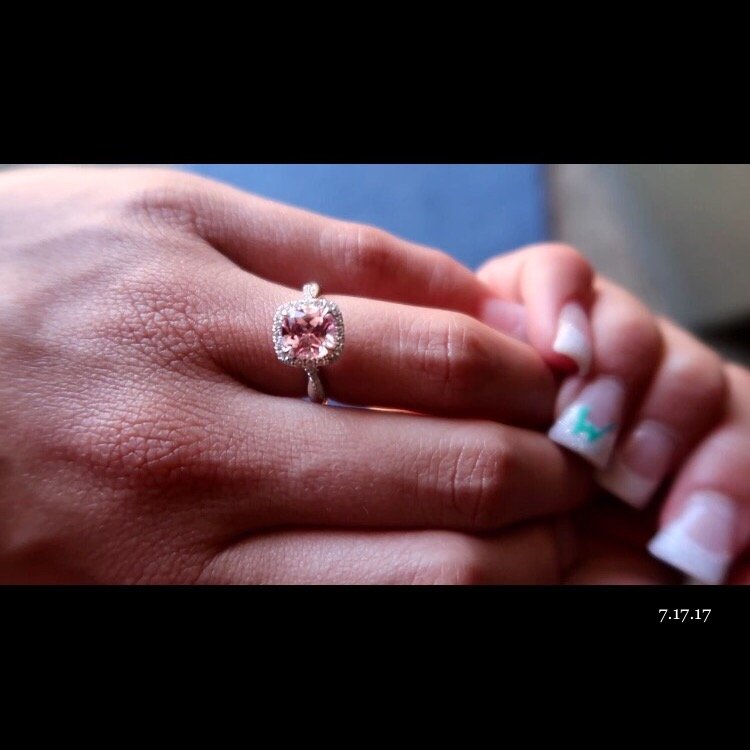 Custom Ordered Shire Cushion Cut Set In The Pee Twisted Vine Photo Of Brilliant Earth La Jolla Ca United States Custom Ordered