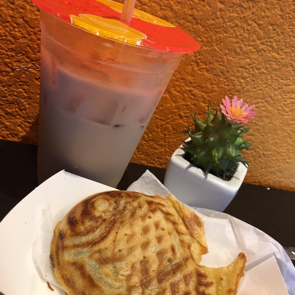 korean waffle with original milk tea 06.30.2017 - yelp korean waffle with original milk tea 06.30.2017 - yelp