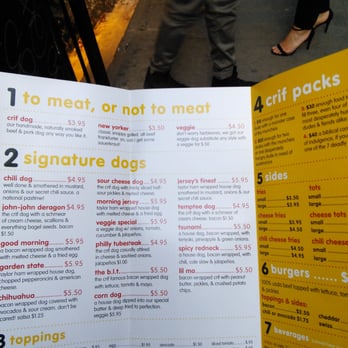 crif dogs menu crif dogs order food 1043 photos 1905 reviews dogs east crif dogs menu crif dogs order food 1043 photos 1905 reviews dogs east
