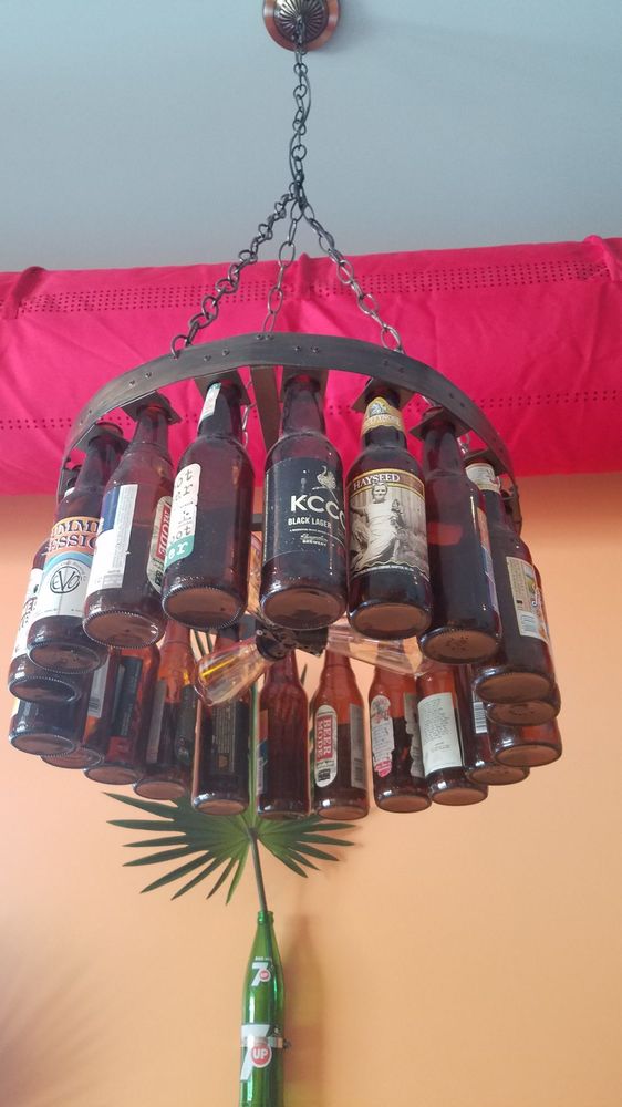 Congratulate, what Beer bottle chandelier apologise, but Situation Beer bottle chandelier more than