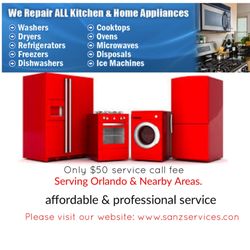 Sanz Services 12 Photos Liances Repair 10219 Falcon Pine Photo Of Sanz Services Orlando Fl United States