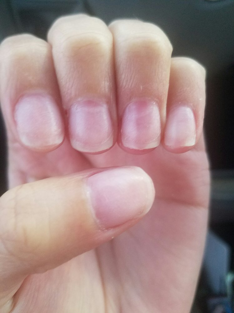 Never Again They Completely Ruined My Nails Over Filed Them Photo Of Cartino Nails Spa Rehoboth De United States Never Again