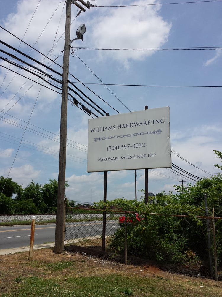 Williams Hardware Hardware Stores 4026 N Graham St, North Charlotte