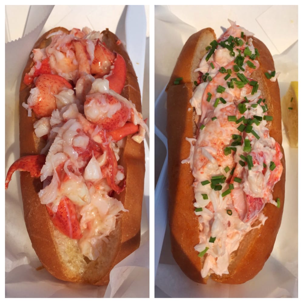 connecticut lobster roll vs maine