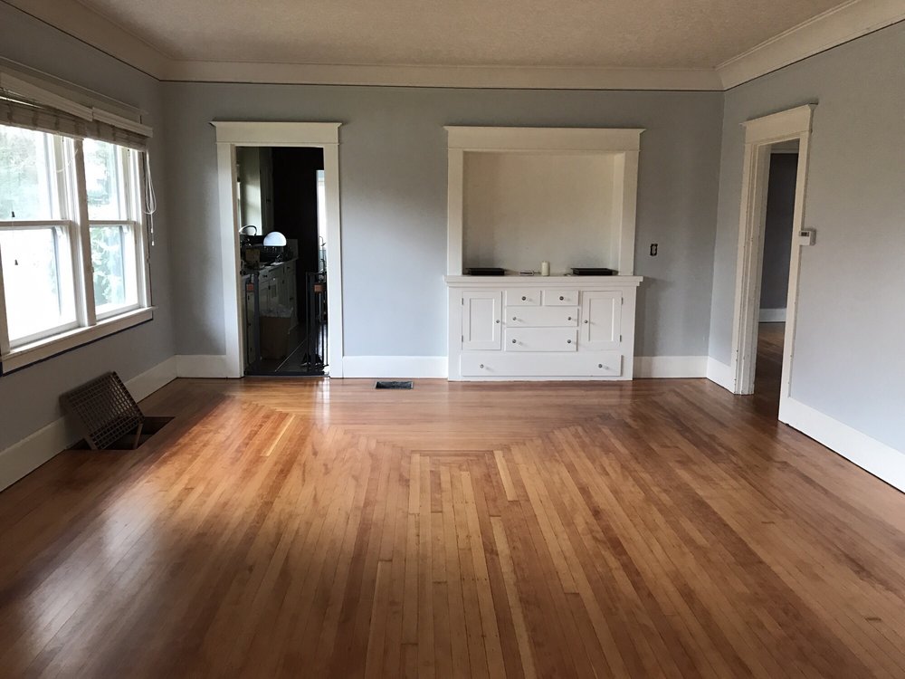 Example Of The Refinished Doug Fir Floors Yelp Photo Of Lynch Brothers Hardwood Floors Portland Or United States Example