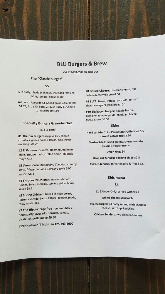 Blu Burgers & Brew 16 Photos & 13 Reviews American (Traditional