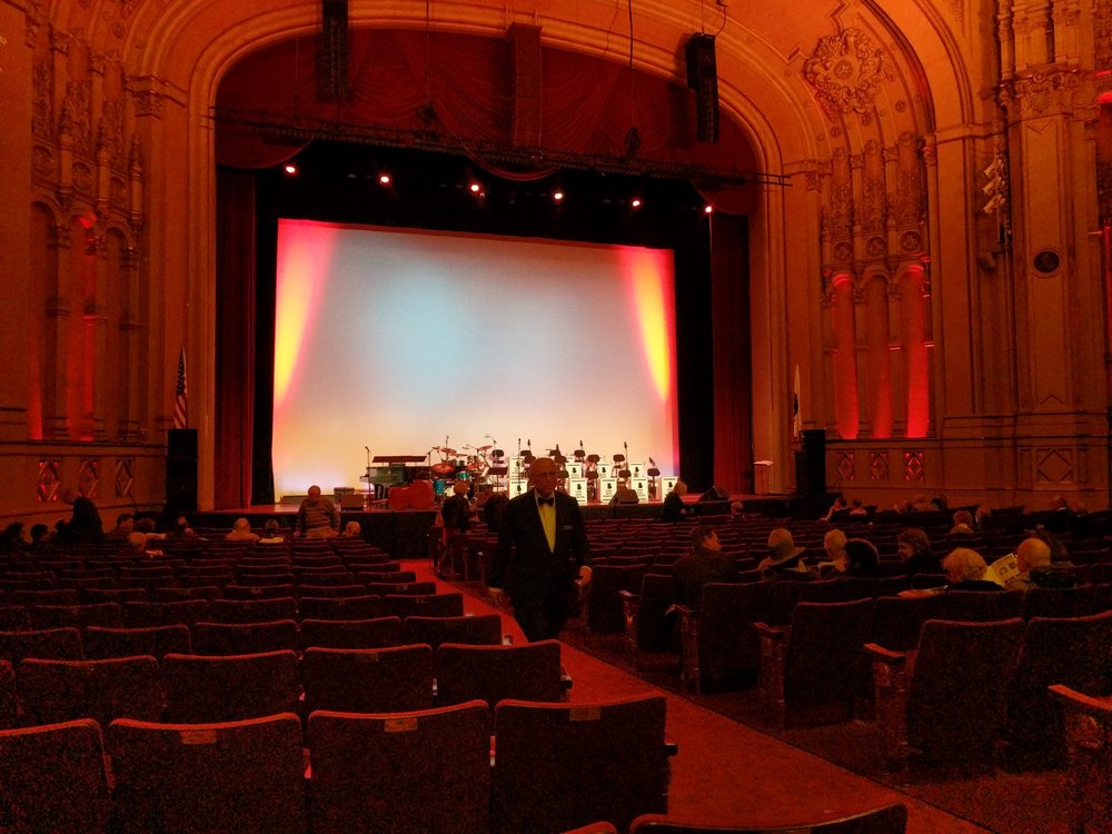 View From Orchestra Row Q Seat 5 Yelp Photo Of Copley Symphony Hall San Go Ca United States View From