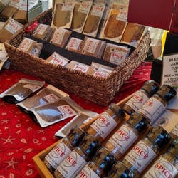 Photo of Summerville Farmer's Market - Summerville, SC, United States. Spices from Charleston Spice Company