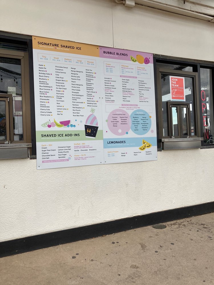 Happy's Shaved Ice, Bubble Tea and Smoothies