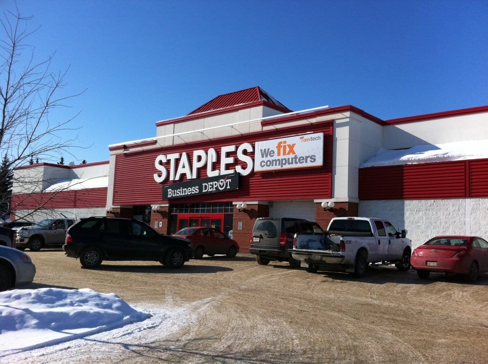 Staples Office Equipment 4122 Calgary Trail, Edmonton, AB Phone