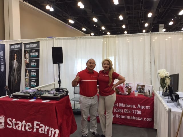 Norma and I working the Pasadena Bridal Expo with our DJ Norma and I working the Pasadena Bridal Expo with our DJ