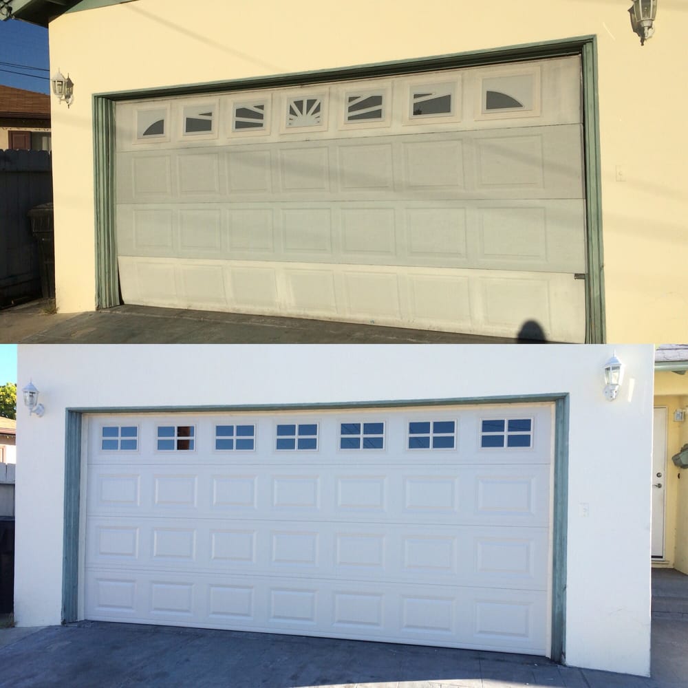 My Old Garage Door Was Bent Off The Track Motor Broken And Photo Of Socal Garage Doors San Diego Ca United States My Old