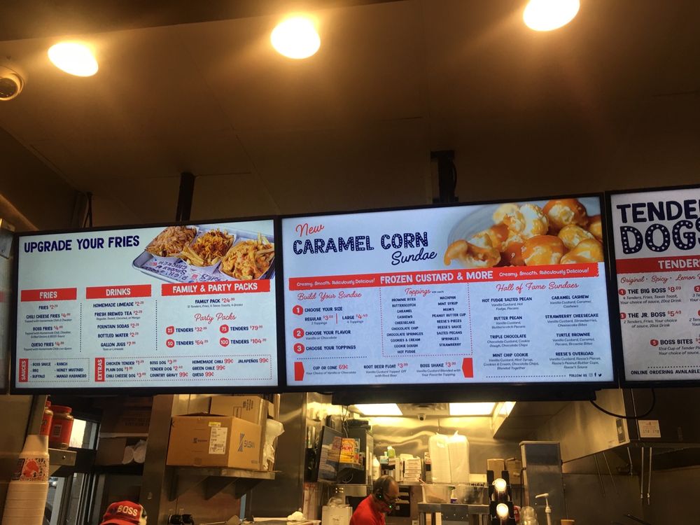 BOSS Tenders, Dogs & Custard