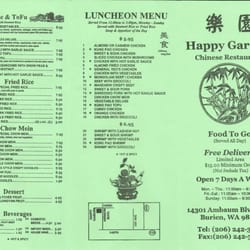 Wen Garden Chinese Restaurant Menu Wen Garden Chinese Restaurant Menu