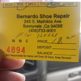 Bernardo Shoe Repair Sunnyvale Bernardo Shoe Repair Sunnyvale