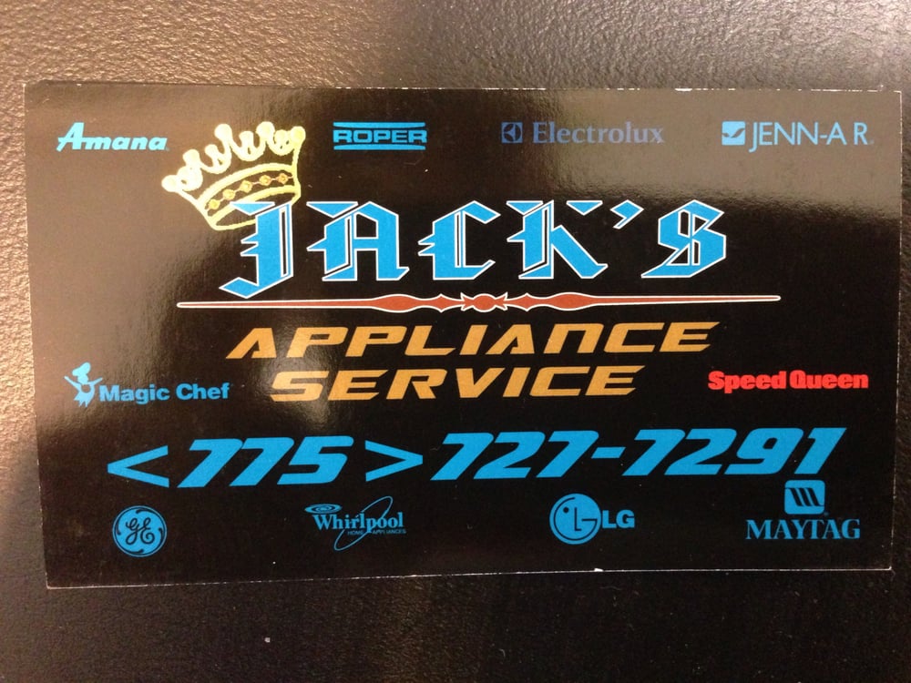 Jack’s Appliance Service 16 Photos Appliances & Repair Pahrump