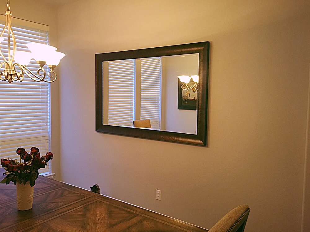 Very Heavy 6 Foot By 3 Mirror Hung James Yelp 19 Photos For Hang Em Hi Move Quick