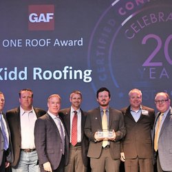 Kidd Roofing 32 Photos 15 Reviews 1212 E Anderson Ln Photo Of Kidd Roofing Austin Tx United States Gaf One Roof Award