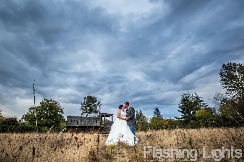 Seattle Flashing Lights Photography