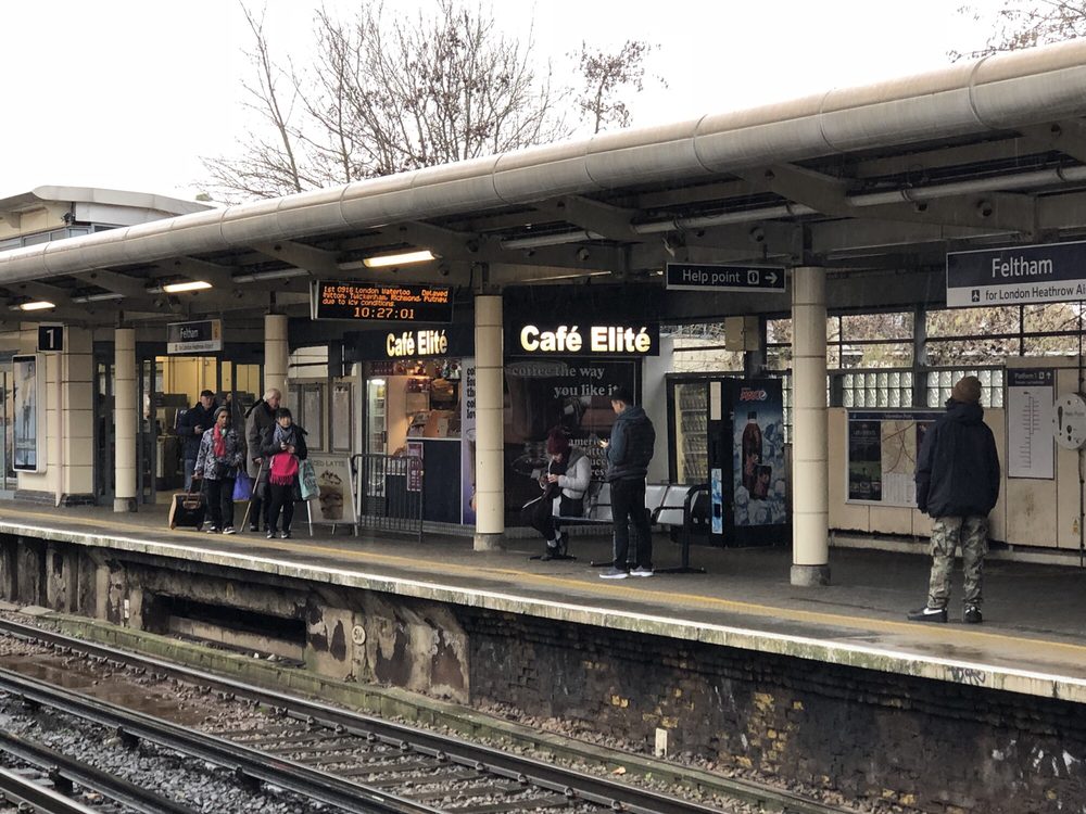Feltham Train Station Train Stations Hounslow Road, Feltham, Feltham, London, United Kingdom