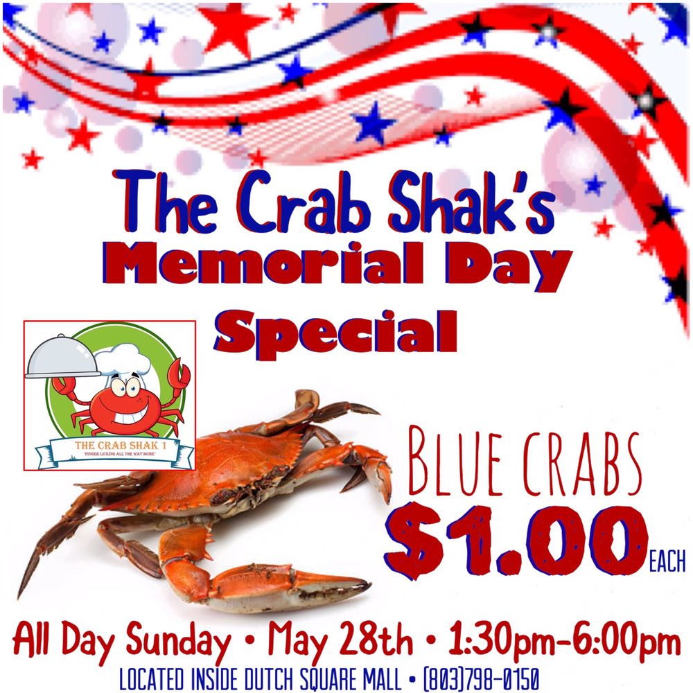 Home Dutch Square Center >> Blue Crabs Only 1 00 Each While Supplies Last Sunday May 28th Home Dutch Square Center >> Blue Crabs Only 1 00 Each While Supplies Last Sunday May 28th