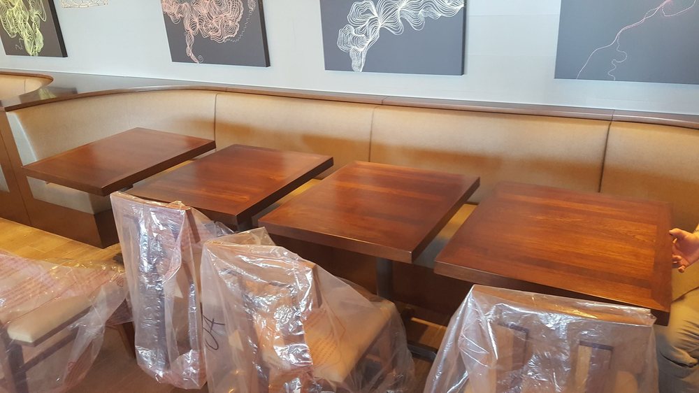 Chef Morimoto S Restaurant Tables We Repaired And Refinished Yelp