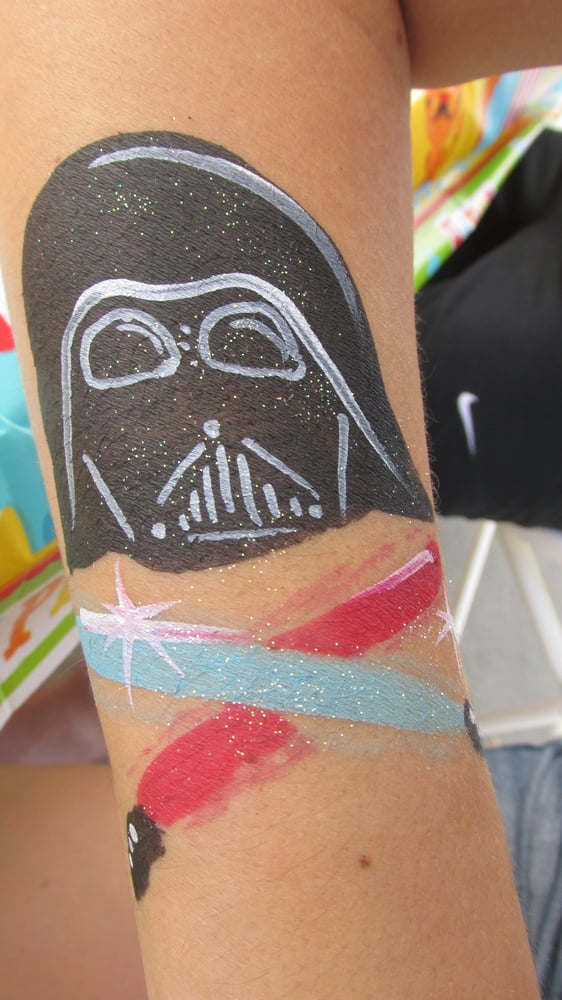 Get Face Paint Maquillaje Darth Vader Gif