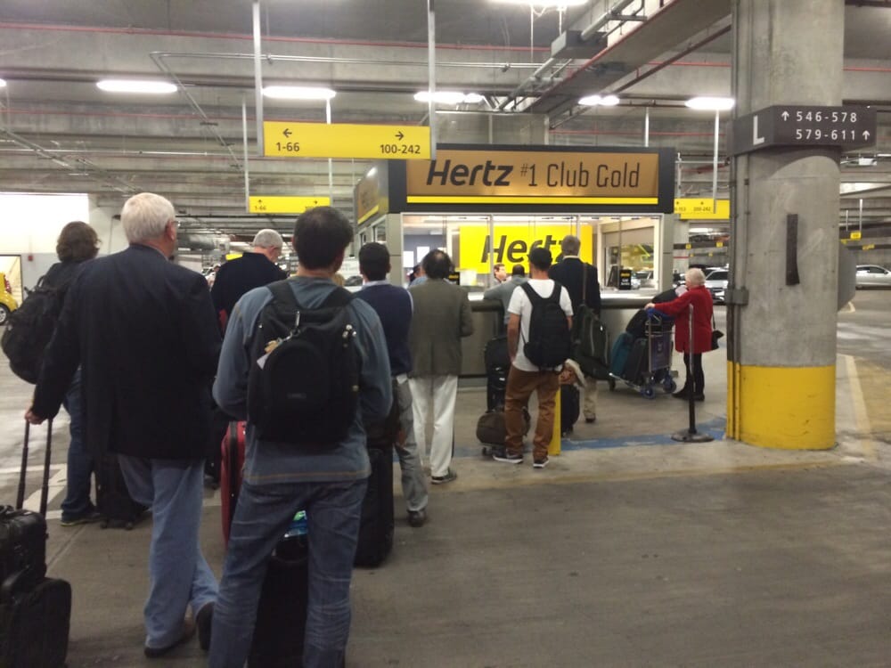 The Long Line At Hertz Tampa Been Waiting For Nearly An