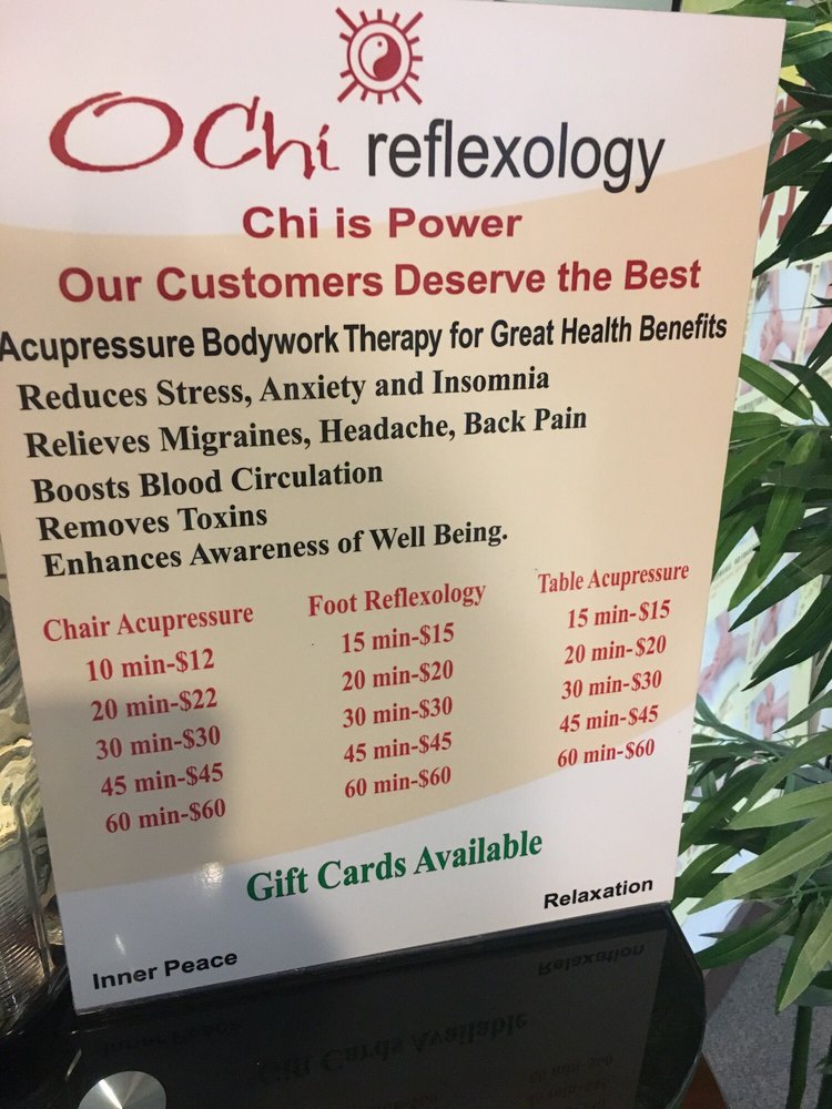 O chi reflexology prices Clearance