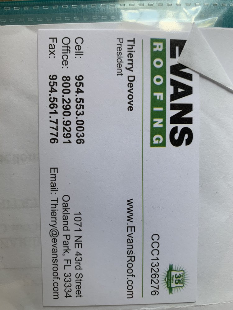 Evans Roofing
