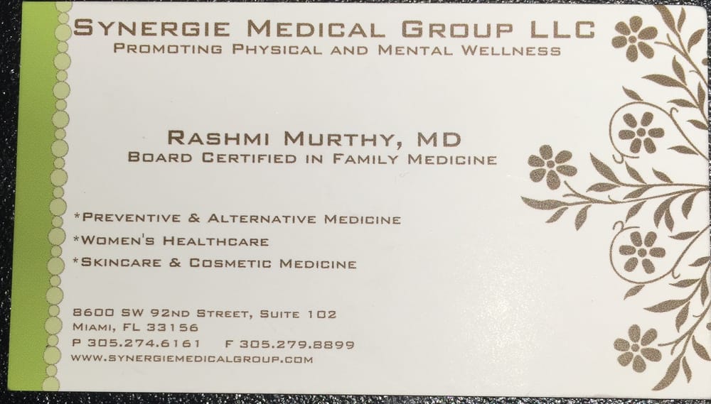 image of business Rashmi Murthy, MD - Synergie Medical Group