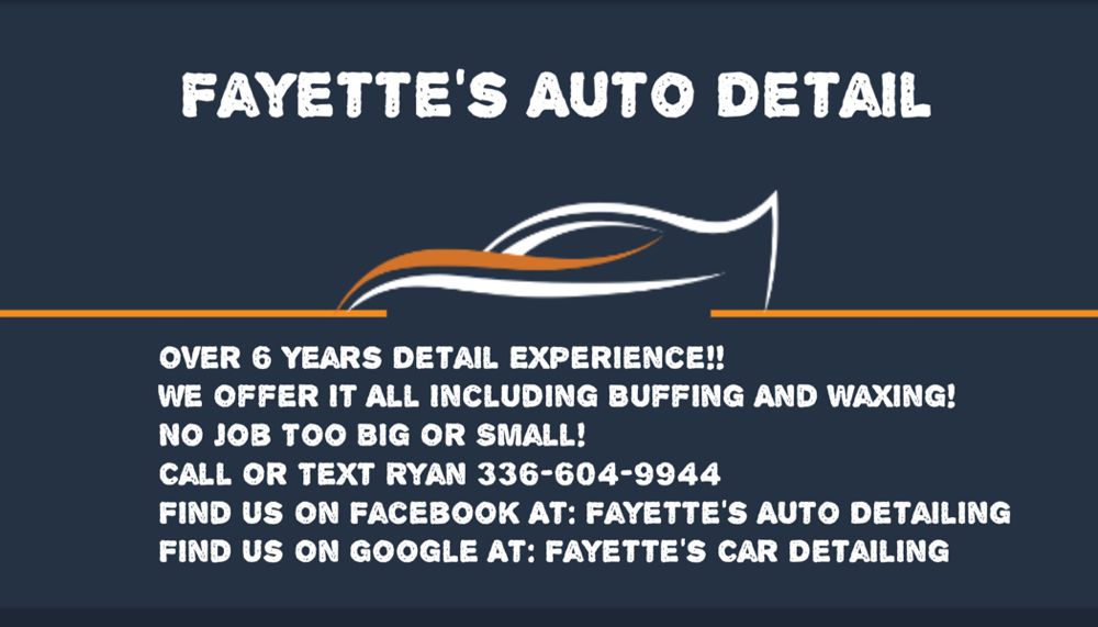 Fayette’s Car Detailing