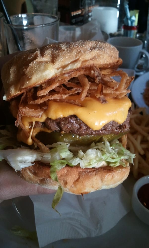 the gordo burger huge and delicious especially the cheese yelp