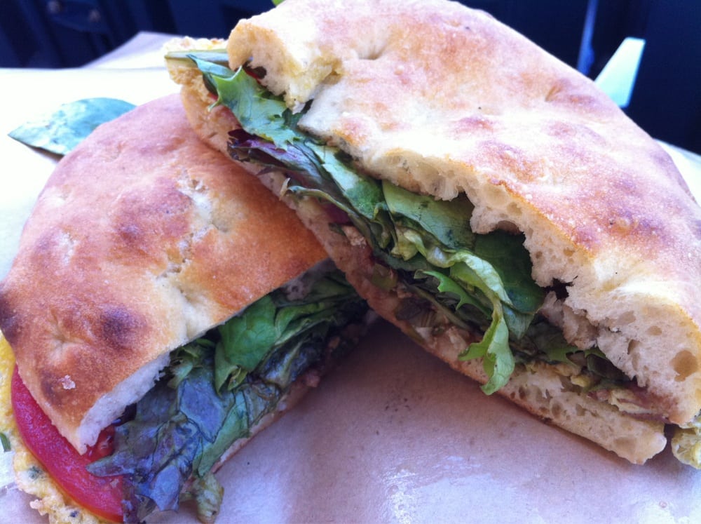 Market Sandwich Egg Frittata, Arugula, Balsamic Vinaigrette Yelp