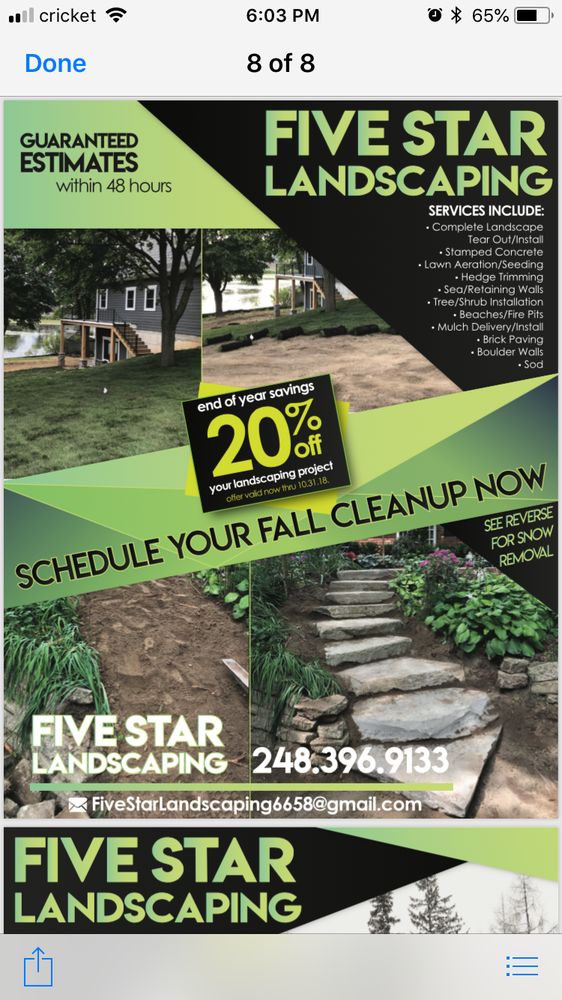 Five Star Landscaping 18 Reviews Waterford