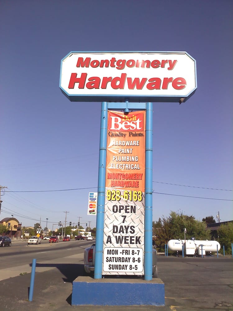 Montgomery Hardware Hardware Stores 9110 E Montgomery Ave, Spokane