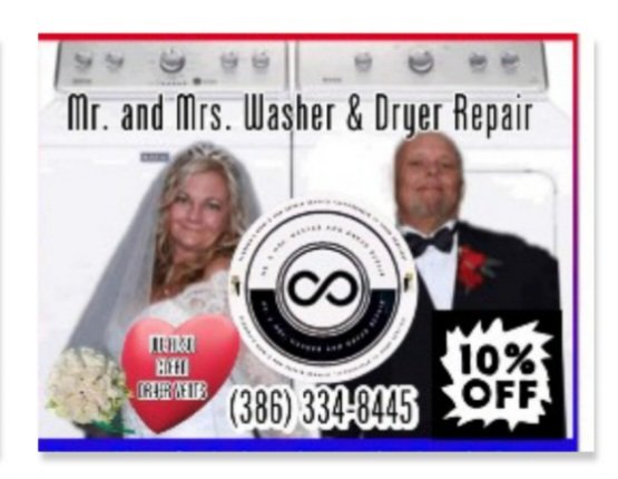 Mr & Mrs Washer Dryer Repair and Dryer Vent Cleaning