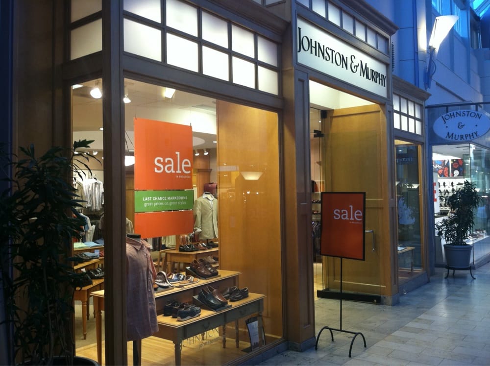 Johnston & Murphy Shop CLOSED Shoe Stores 800 Boylston St, Back